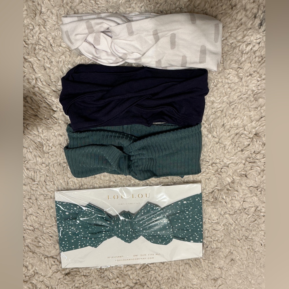 Lot of 4 Lou Lou & Company Headbands